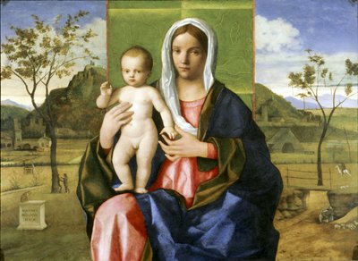 Velsignelse af Madonna og barn af Giovanni Bellini