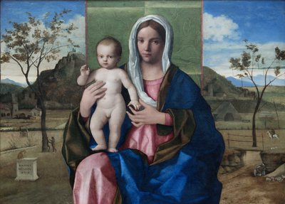 Velsignelse af Madonna og barn af Giovanni Bellini