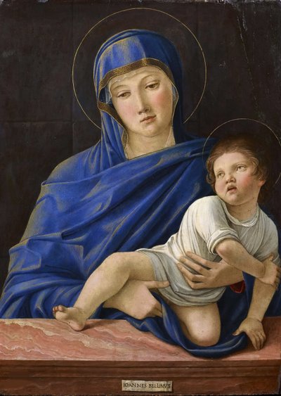 Madonna med barn, 1476. af Giovanni Bellini