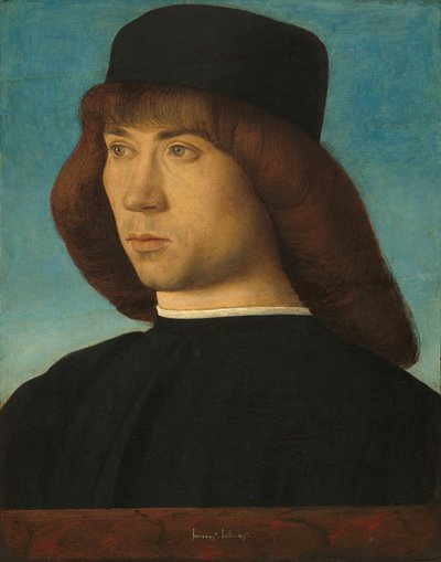 Portræt af en ung mand, ca. 1490. af Giovanni Bellini