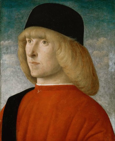 Portræt af en ung senator, ca. 1490-1499. af Giovanni Bellini