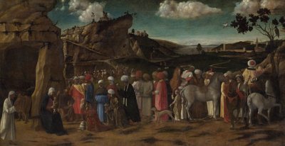 Kongernes tilbedelse, ca. 1480 af Giovanni Bellini