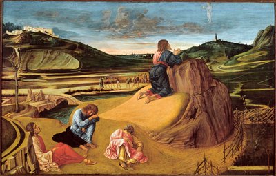 The Agony in the Garden, ca. 1465 (tempera på panel) af Giovanni Bellini