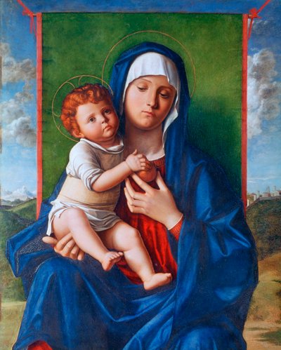 Jomfruen og barnet, c1480-1490 af Giovanni Bellini