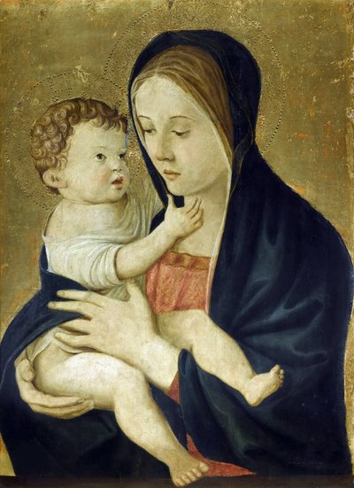 Jomfruen og barnet, ca 1470-1475. af Giovanni Bellini