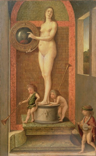 Vaskeskab (olie på panel) af Giovanni Bellini