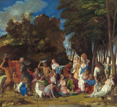 Gudernes fest af Giovanni Bellini and Titian
