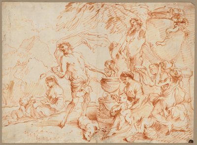 Bacchanal Before a Herm, begyndelsen af 1660