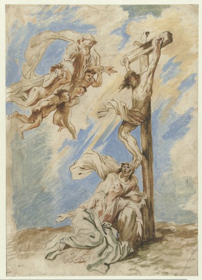 Kristus på korset af Giovanni Benedetto Castiglione