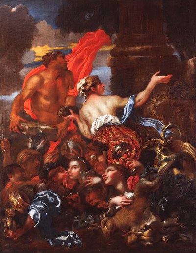 Deukalion og Pyrrha af Giovanni Benedetto Castiglione