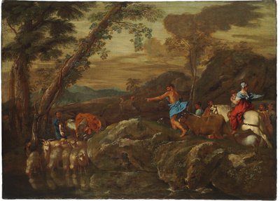Jakobs rejse, 1633 af Giovanni Benedetto Castiglione