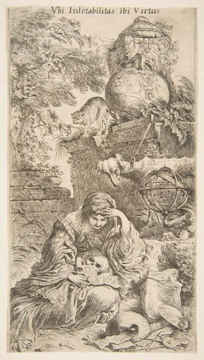 Melencholia, ca. 1645-1646. af Giovanni Benedetto Castiglione