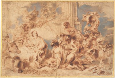 Hyrdernes tilbedelse af Giovanni Benedetto Castiglione