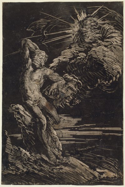 Skabelsen af Adam af Giovanni Benedetto Castiglione