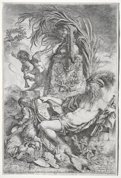 The Genius of Castiglione, 1648. af Giovanni Benedetto Castiglione