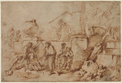Tobit begraver de døde, 1640