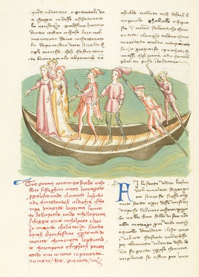 Decameron, Entremetteur malgré lui - Ninette og hendes søstre sejler, Fjerde dag, novelle 3. af Giovanni Boccaccio