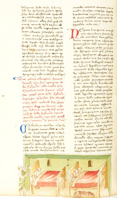 Decameron, Den dobbelte fejltagelse; Pinuccio bedrager kroværten, Niende dag, novelle 6. af Giovanni Boccaccio