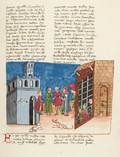 Decameron, Klæder skaber ikke folk. Lamberto og hans brødre i fængsel Anden dag, novelle 3. af Giovanni Boccaccio