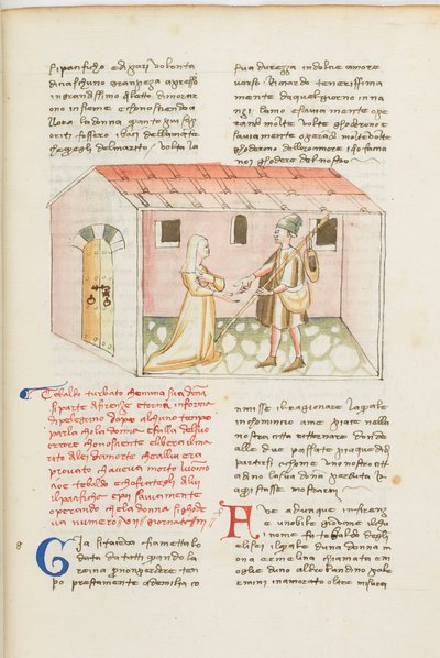 Dekameron, Den armenske forvalter - Tedaldo degli Elisei i forklædning genforenes med Ermellina, Femte dag, novelle 7. af Giovanni Boccaccio