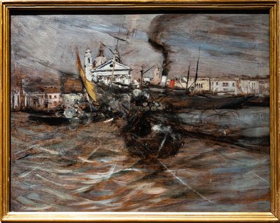 Både i Venedig af Giovanni Boldini