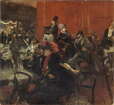Festscene, ca. 1889 af Giovanni Boldini