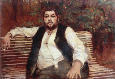 Italien, Ferrara, slør-picardens gartner af Giovanni Boldini