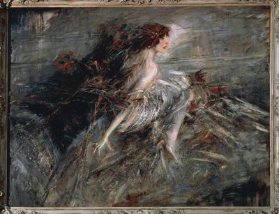 Italien, Rom, Portræt af Marchesa Luisa Casati af Giovanni Boldini
