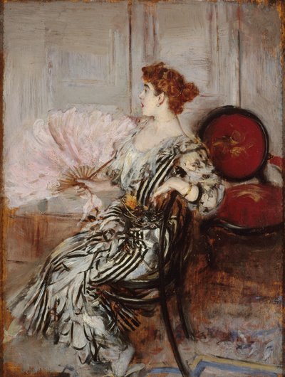 Portræt af Madame Torri, danserinde ved Operaen, ca. 1900. af Giovanni Boldini