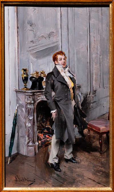 Portræt af Coquelin Aine af Giovanni Boldini