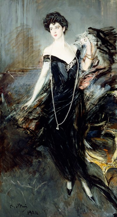 Portræt af Donna Franca Florio, 1924 af Giovanni Boldini