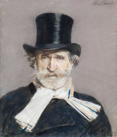 Portræt af Giuseppe Verdi af Giovanni Boldini