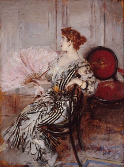Portræt af Madame Torre, ca. 1900 (olie på lærred) af Giovanni Boldini