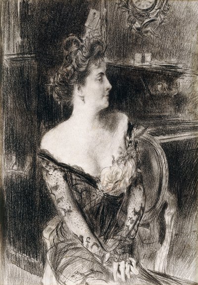 Portræt af Madame X, ca. 1901-1902 af Giovanni Boldini