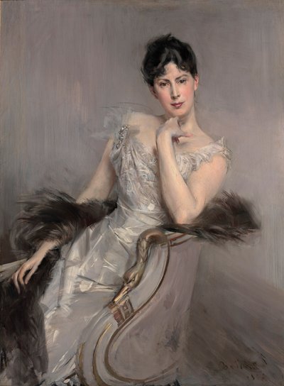 Dame i hvidt Dame i hvidt, 1902. af Giovanni Boldini