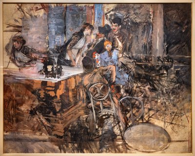 Baren på Folies Bergère af Giovanni Boldini