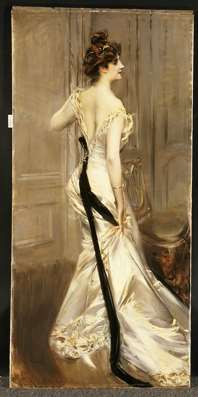 The Black Sash, ca. 1905 af Giovanni Boldini