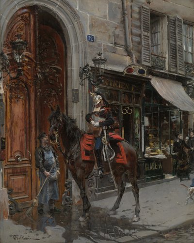 Sendebæreren, 1879. af Giovanni Boldini