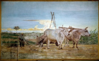 Den indsamlede husdyrgødning (olie på lærred af Giovanni Boldini