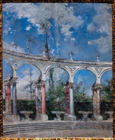 Kolonnaden i Versailles af Giovanni Boldini