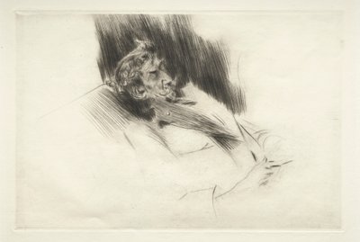 Whistler Sovende, 1897. af Giovanni Boldini