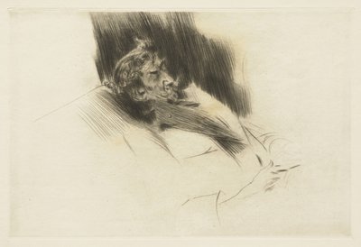 Whistler Sovende, 1897 af Giovanni Boldini