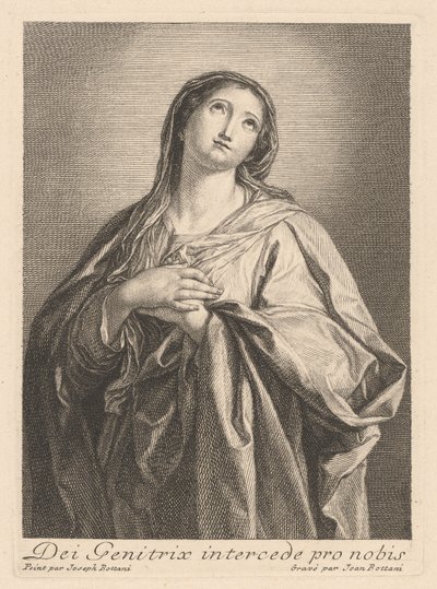 Jomfruen af Giovanni Bottani, after Giuseppe Bottani