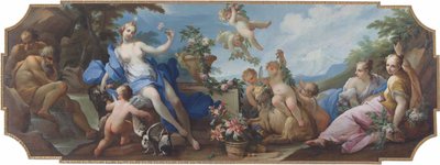 Aurora og Diana, eller en allegori over foråret af Giovanni Camillo Sagrestani
