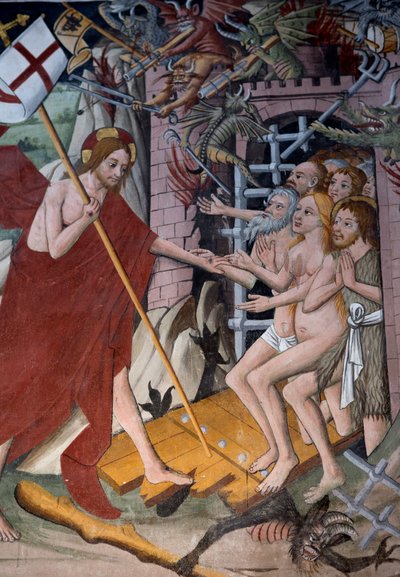 Nedstigning til helvede, ca. 1492 af Giovanni Canavesio