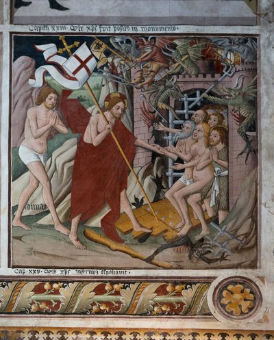 Nedstigning til helvede, ca. 1492 af Giovanni Canavesio