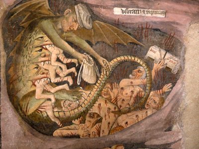 Dommedag, ca. 1492 (detalje af 3702475) af Giovanni Canavesio