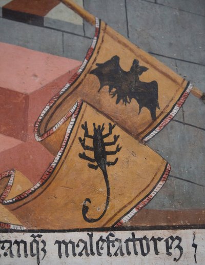 Sidste dom, detalje, ca. 1492 (fresco) af Giovanni Canavesio