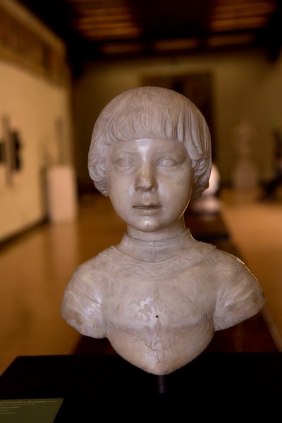 Buste af et barn af Giovanni Cristoforo Romano
