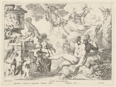 Amor afvæbnet af Giovanni David